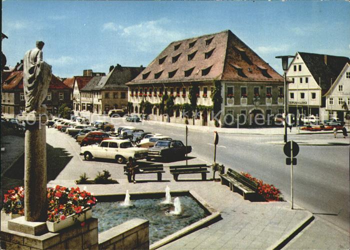 Lichtenfels Bayern Stadtplatz Rathaus