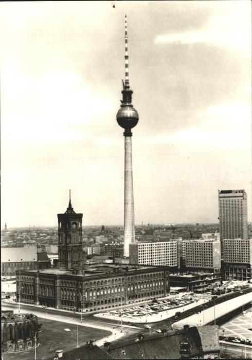 BERLIN  CITY Rotes Rathaus Fernseh- UKW-Turm