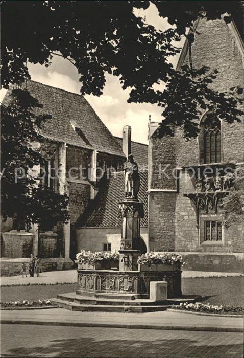 Naumburg Saale Ekkehardbrunnen Dreikoenigskapelle