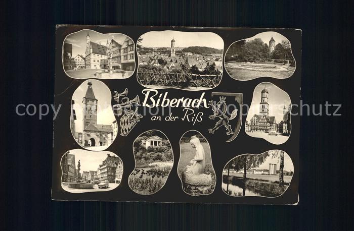 Biberach Riss Tor Kirche Brunnen