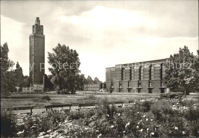 MAGDEBURG  CITY Aussichtsturm Stadthalle Kulturpark Rotehorn