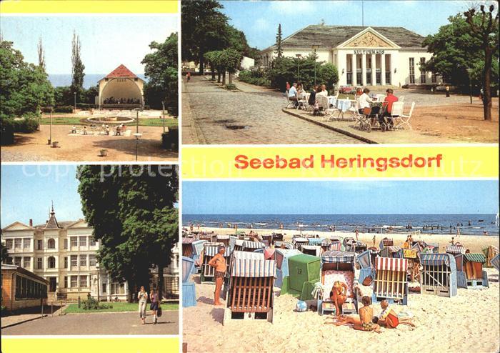 Heringsdorf Ostseebad Usedom Konzertplatz Kulturhaus Strand