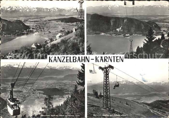 Villach Kaernten Kanzelbahn Julische Alpen Gerlitzen Berglift