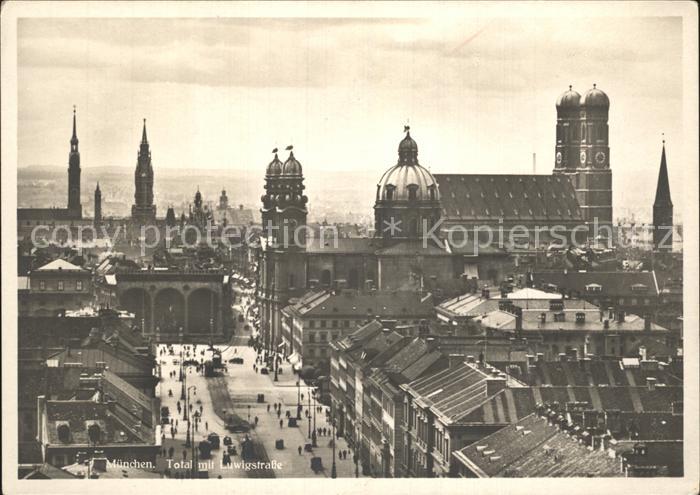 Muenchen Bayern Ludwigstrasse