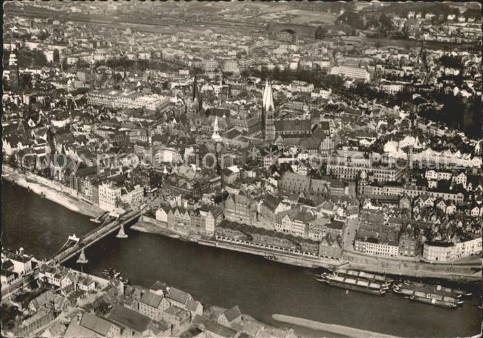 BREMEN  CITY Fliegeraufnahme