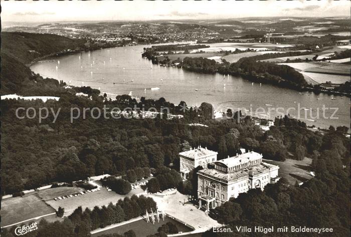 Essen Ruhr Villa Huegel Baldeneysee Fliegeraufnahme