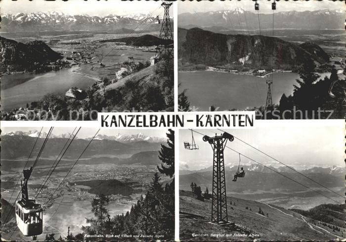 Villach Kaernten Kanzelbahn Julische Alpen Gerlitzen