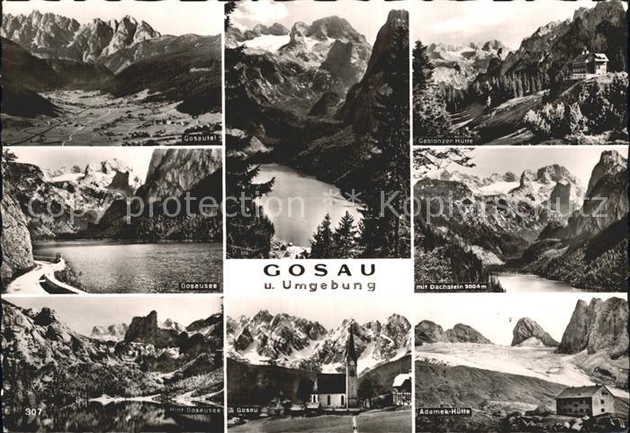 Gosau Oberoesterreich Dachstein Adamek-Huette Gosausee