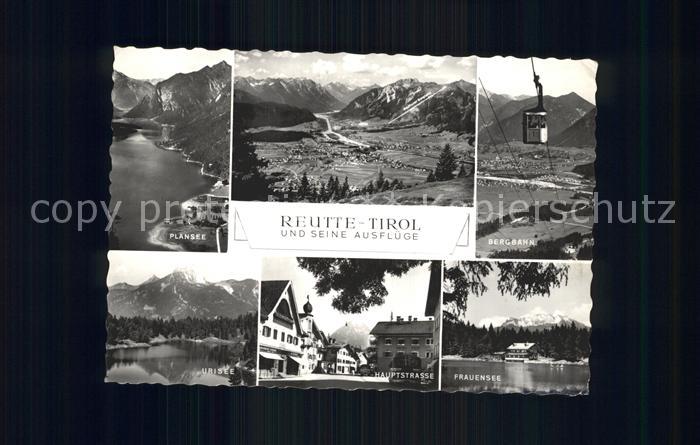 Reutte Tirol Plansee Bergbahn Frauensee Hauptstrasse Urisee