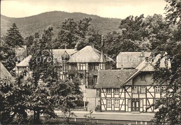 Ilsenburg Harz FDGB-Erholungsheim Deutsches Haus