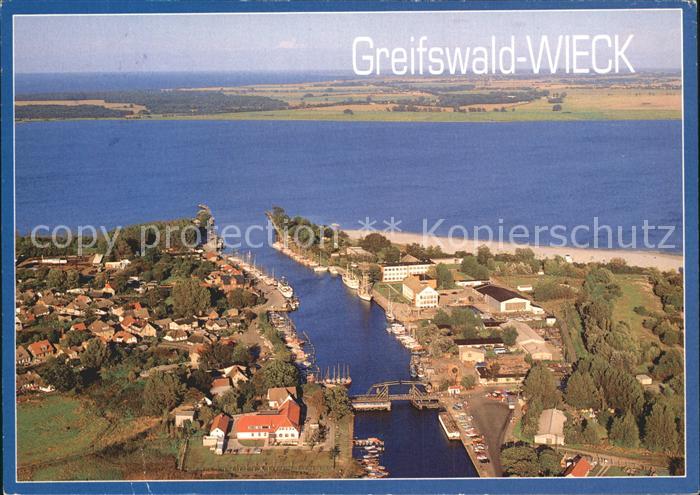 Wieck Greifswald Fliegeraufnahme