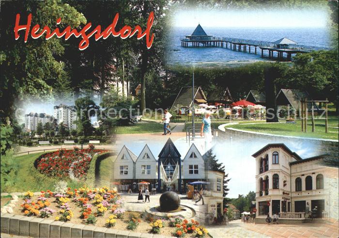 Heringsdorf Ostseebad Usedom Anlegebruecke Park