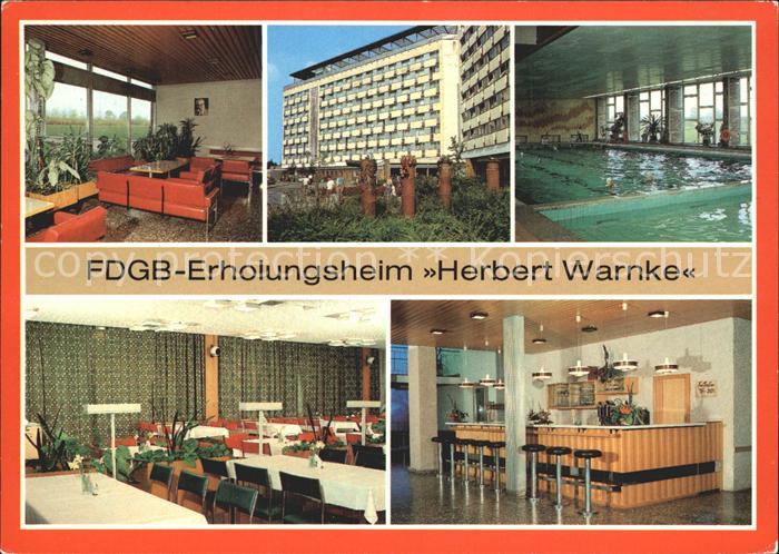 Klink Waren FDGB-Erholungsheim Herbert Warnke