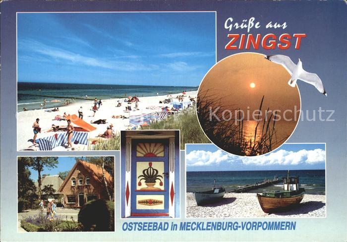 Zingst Ostseebad Moewe Strand Boot