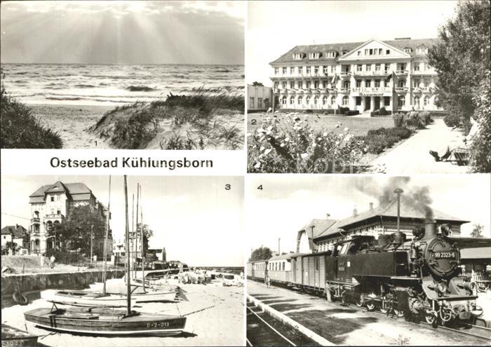 Kuehlungsborn Ostseebad FDGB-Erholungsheim Georgi Dimitroff Haus am Meer Strand