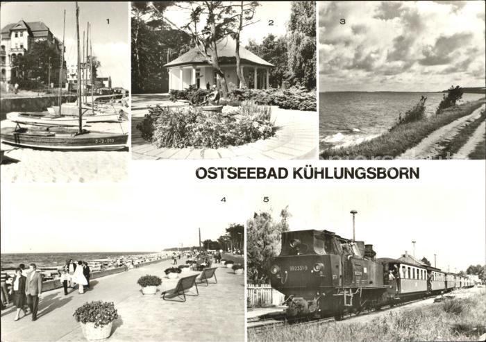 Kuehlungsborn Ostseebad Erholungsheim Schloss am Meer Molli Strandpromenade