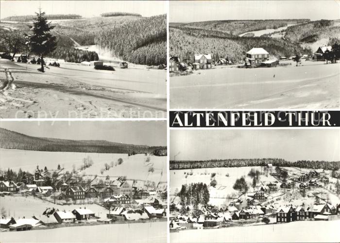 Altenfeld Thueringen Skispuren Ansichten
