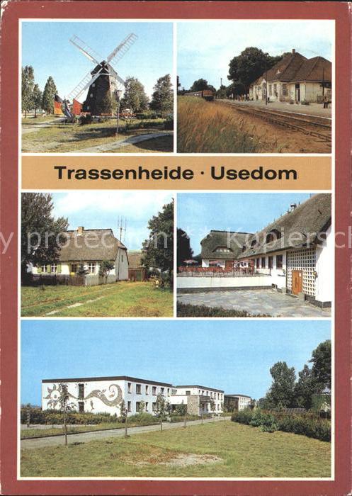 Trassenheide Usedom Muehle Jugenderholungszentrum Bahnhof Altes Bauernhaus