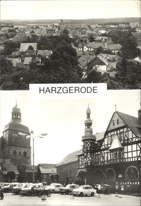 Harzgerode Markt Rathaus