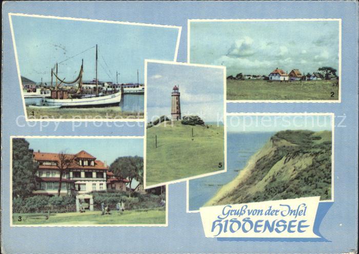Insel Hiddensee Vitte Hafen Neuendorf Kloster