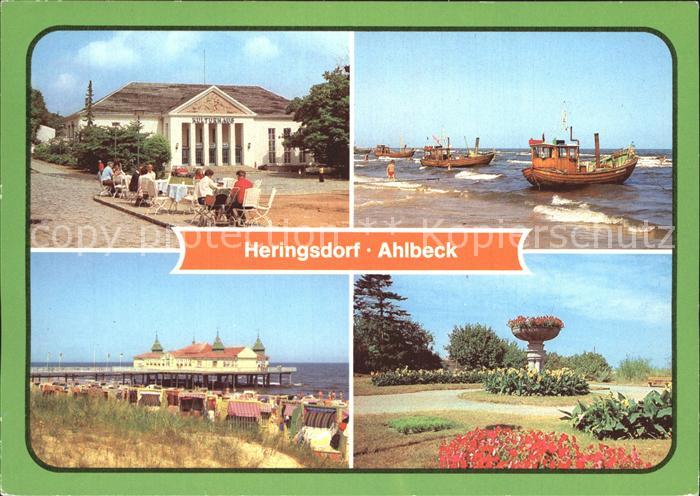 Ahlbeck Ostseebad Kulturhaus Strand Seebruecke