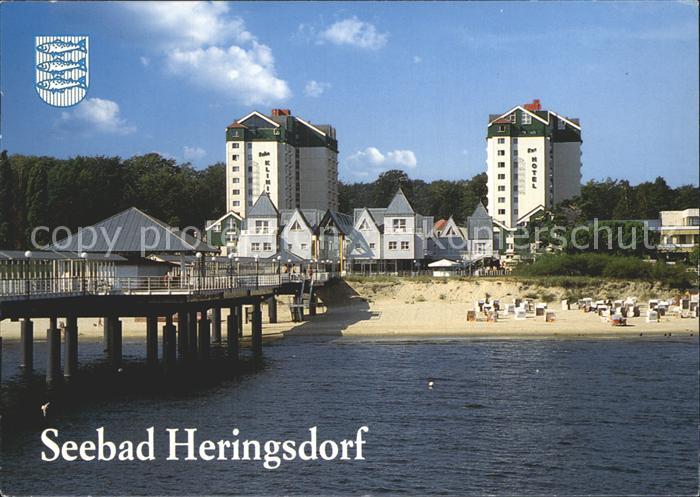 Heringsdorf Ostseebad Usedom Seebruecke Strand Hotel