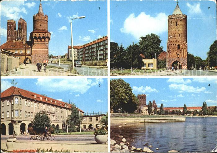 Prenzlau Mitteltorturm Blindower Tor Hotel Uckermark Uckersee