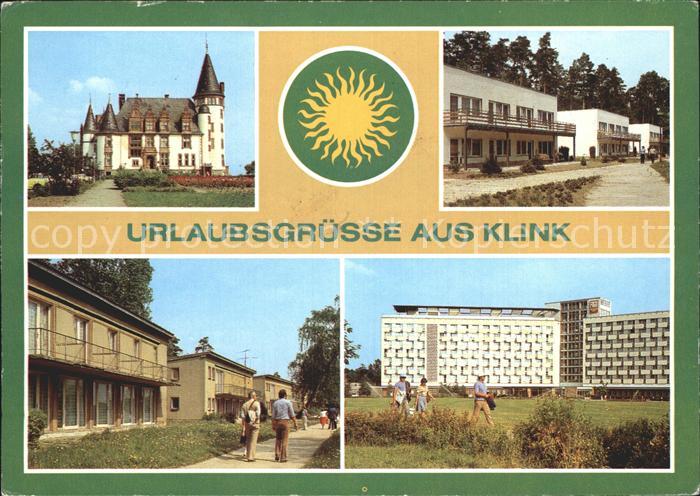 Klink Waren FDGB-Erholungsheim Schloss Klink Bettenhaeuser