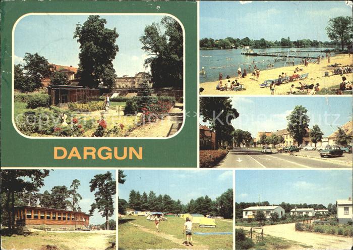 Dargun Mecklenburg-Vorpommern Heimattierpark Strandbad Schlossstrasse Campingpla
