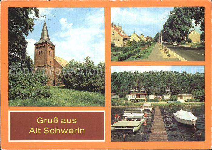 Schwerin Mecklenburg BAcksteinkirche Campingplatz C/89