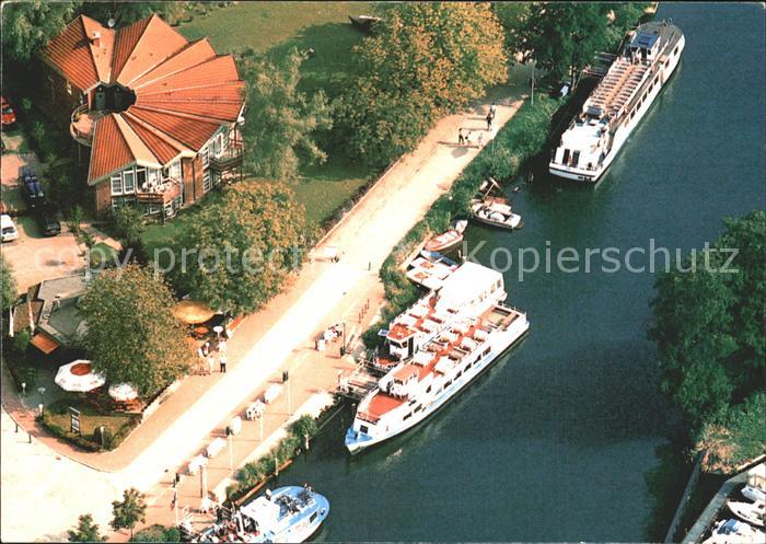 Plau See Appartement- Fischerhaus Fliegeraufnahme