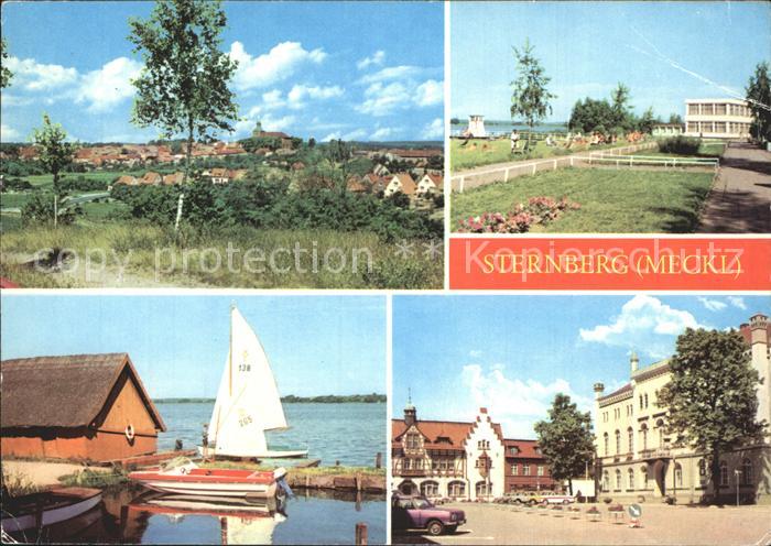 Sternberg Mecklenburg Bad Konsum-Strandgaststaette See Rathaus