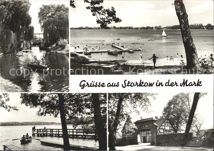 Storkow Mark Schleuse See Kalrlust