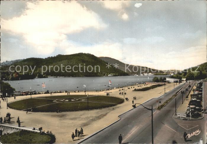 Gerardmer Vosges Esplanade et le Lac