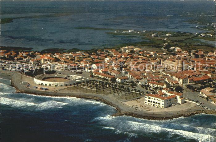 Saintes-Maries-de-la-Mer Fliegeraufnahme