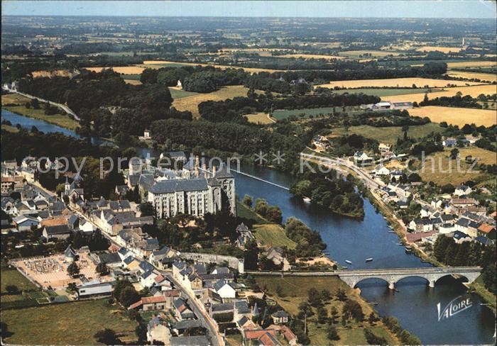 Solesmes Sarthe Fliegeraufnahme Abbaye Saint Pierre