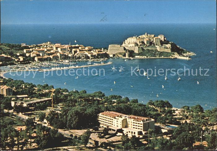 Calvi Fliegeraufnahme Village de Vacances La
