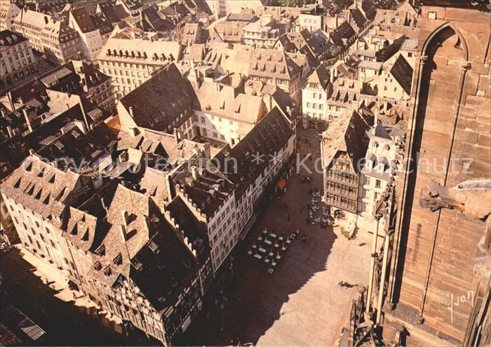 Strasbourg Alsace Vue de la plate-form de la Cathedrale