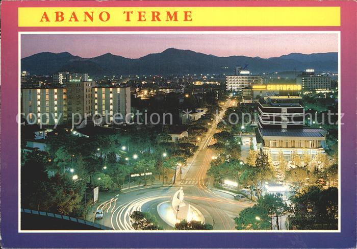Abano Terme bei Nacht