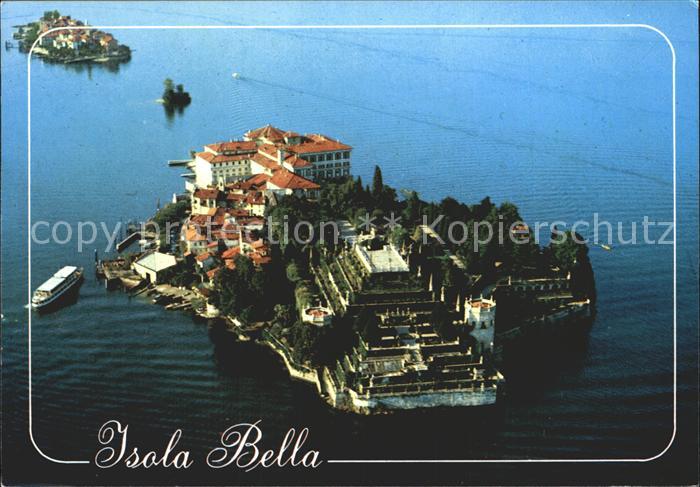Isola Bella Lago Maggiore Fliegeraufnahme et Isola Pescatori Lago Maggiore