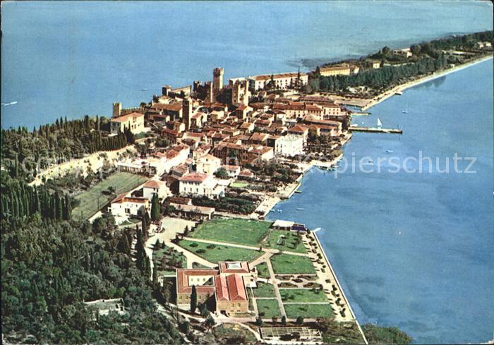 Sirmione Lago di Garda Fliegeraufnahme