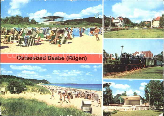 Baabe Ostseebad Ruegen Strand Strandstrasse Rosender Roland Konzertplatz