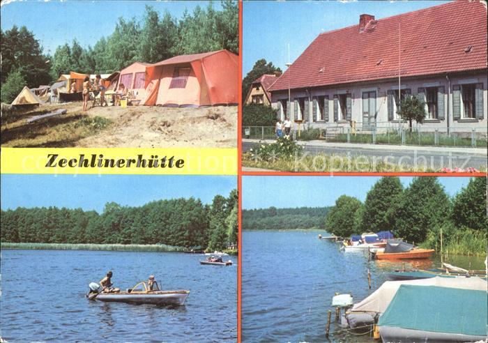 Zechlinerhuette Camping Kaelbernkoppel Tietzowsee Schlabornsee Wegener-Gedenksta