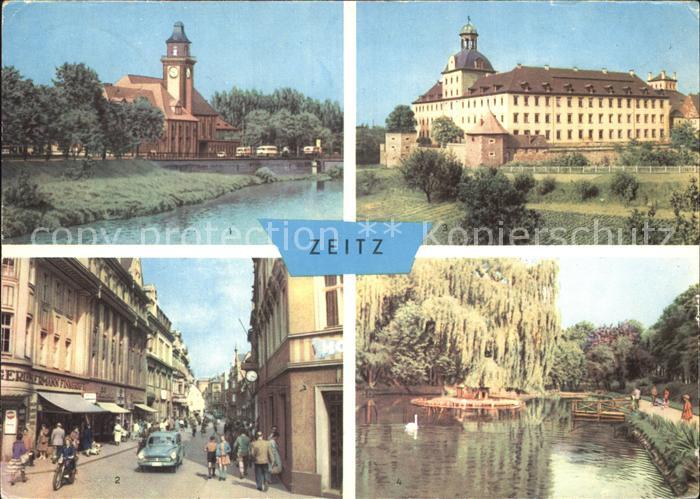 ZEITZ Sachsen-Anhalt Werdische Strasse Moritzburg Schwanenteich
