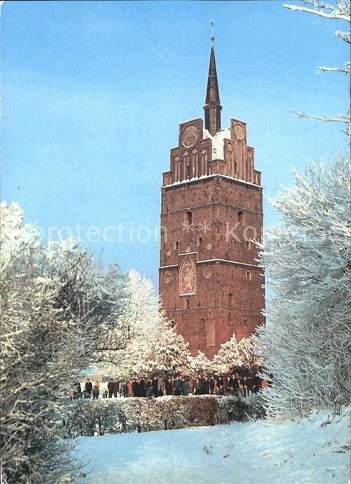 ROSTOCK  CITY Kroepeliner Tor im Winter