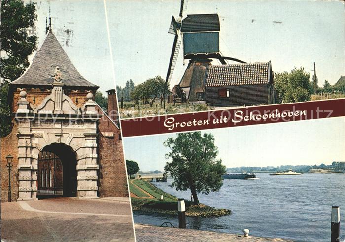 Schoonhoven Molen Bonrepas Veerpoort