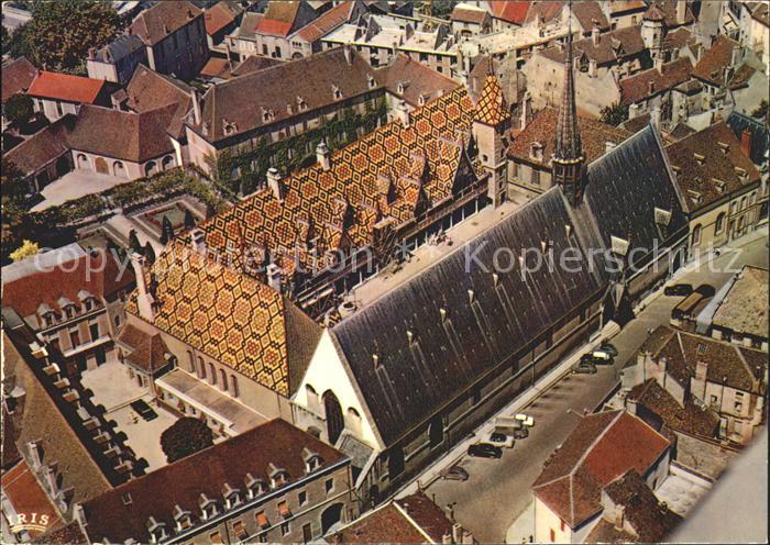 Beaune Cote d Or Burgund Fliegeraufnahme Hotel Dieu