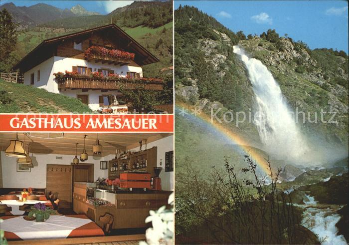 Partschins Parcines Gasthaus Amesauer Wasserfall
