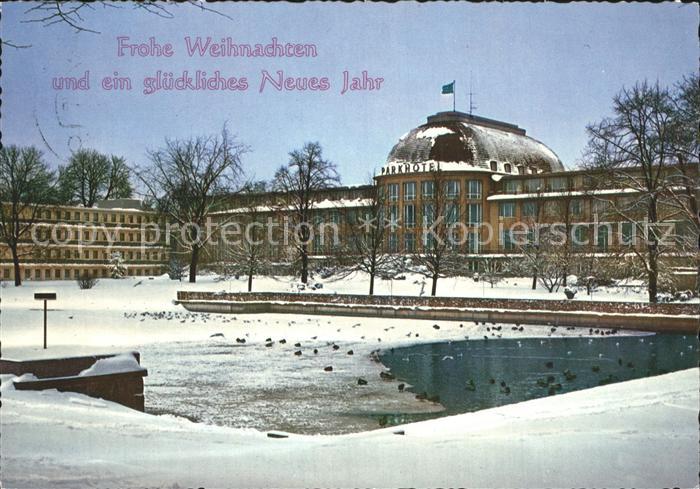 BREMEN  CITY Parkhotel am Hollersee im Winter Weihnachtskarte