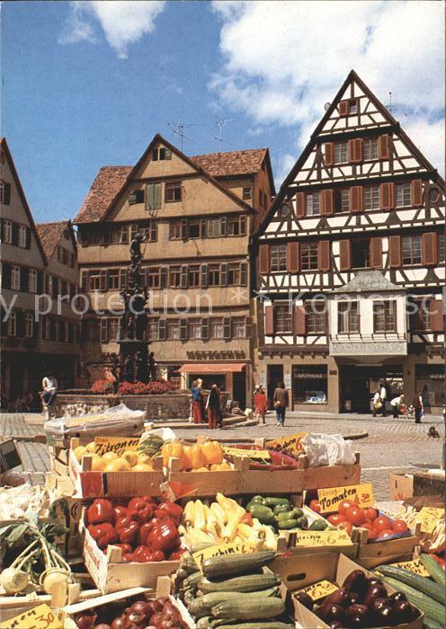 Metz 57 Moselle Marktplatz Brunne Fachwerk